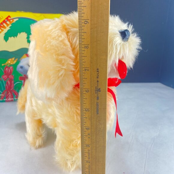 Vintage Bernie Leash Control Walking Wags Tail Barks Dog Toy - Picture 9 of 10
